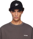 We11done Black WD One Logo Cap