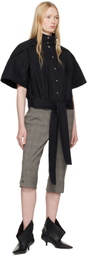 FIDAN NOVRUZOVA Gray Teo Capri Trousers