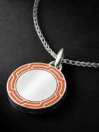 John Hardy - Sterling Silver and Enamel Pendant Necklace