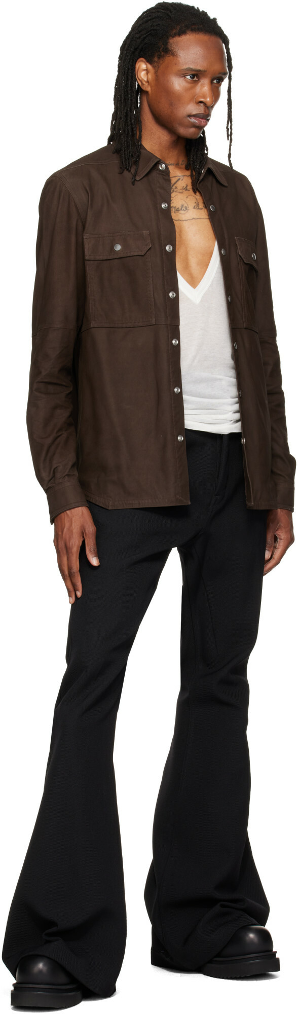 Rick Owens Black Tower Naska Bogun Boots
