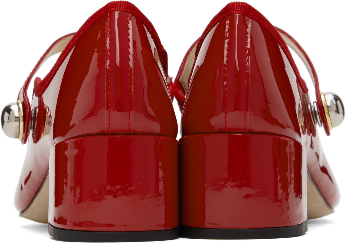 Repetto Red Fabienne Heels Repetto
