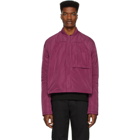 Spencer Badu Purple Moto Jacket