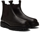 Studio Nicholson Brown Kick Chelsea Boots