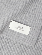 Mr P. - Ribbed Cashmere Scarf