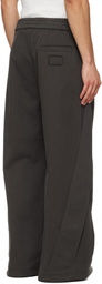 NULLUS Gray Interweaved Sweatpants