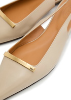 Tods Slingback Ballerina Flats Sand