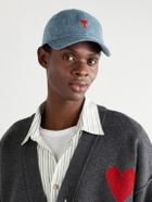 AMI PARIS - Logo-Embroidered Denim Baseball Cap
