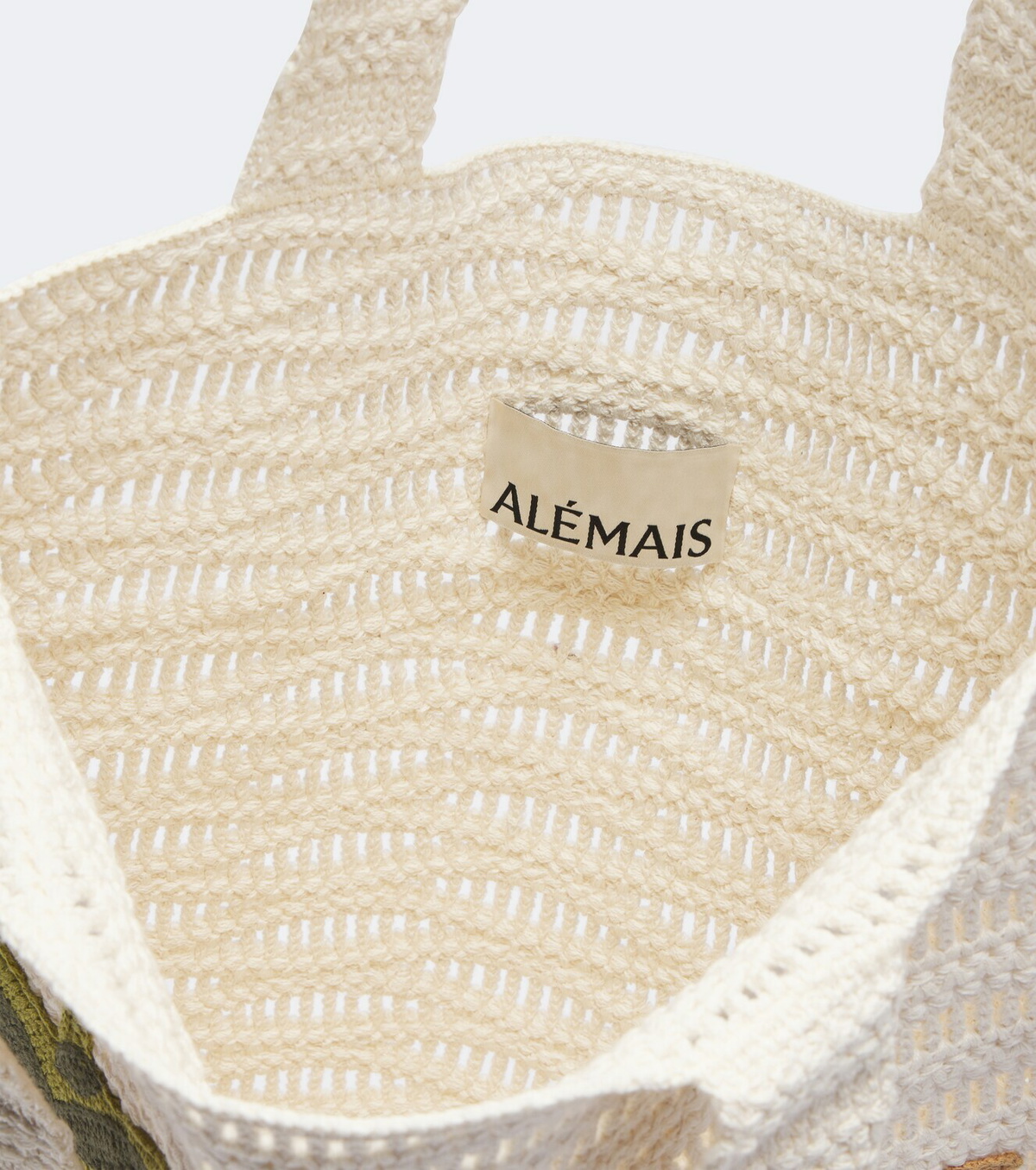 Alémais Island Cove Large crochet tote bag