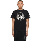 Yohji Yamamoto Black New Era Edition Smile Print T-Shirt