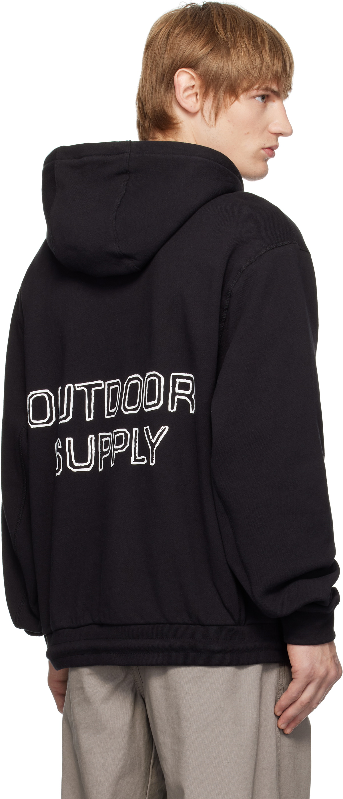 RCOS Black 'Outdoor Supply' Hoodie