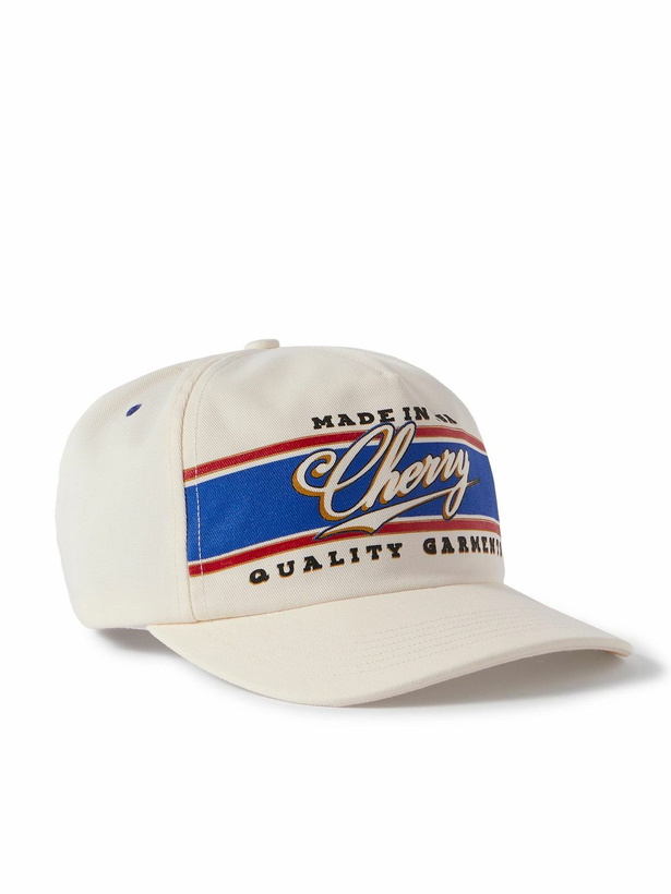 Photo: Cherry Los Angeles - Oracle Bull Racing Logo-Print Appliquéd Twill Baseball Cap