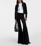 Vetements Velvet flared pants