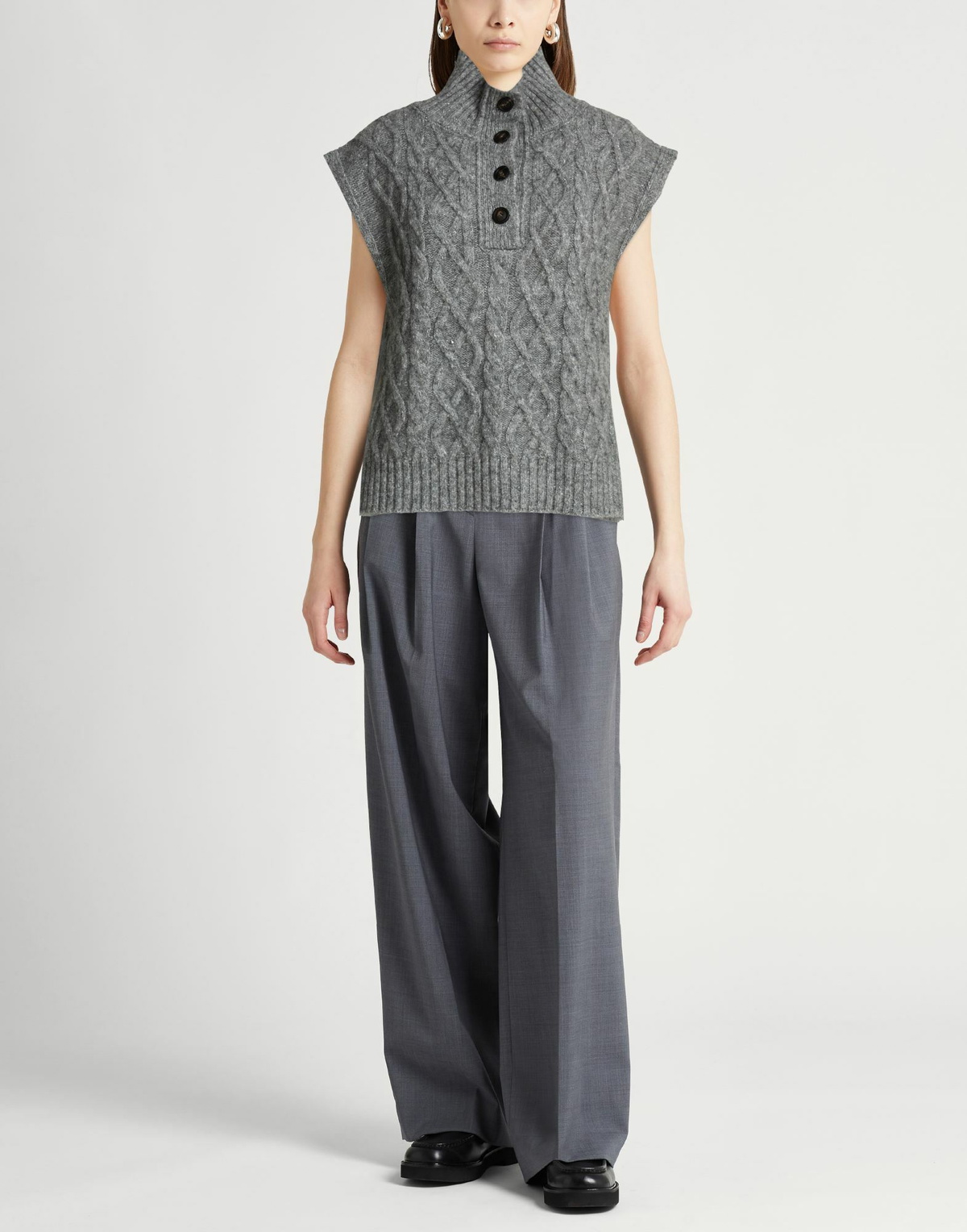 Peserico Womens Sweater in Grey