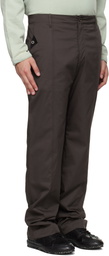 Kiko Kostadinov Brown Veca Uniform Trousers