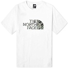 The North Face Men's Easy T-Shirt in Tnf White/Beta Flash Print