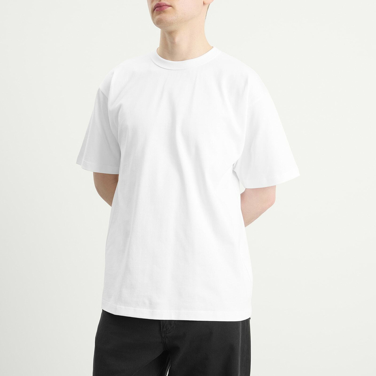 Norse Projects Men's Snekkersten Back Arch Logo T-Shirt in White