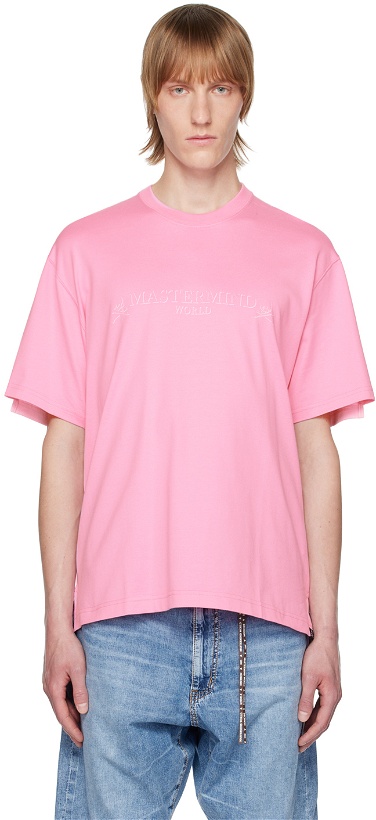 Photo: mastermind WORLD Pink 2 Colour T-Shirt