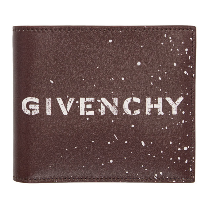 Photo: Givenchy Burgundy Graffiti 8CC Wallet