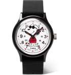 Timex - Peanuts MK1 36mm Resin and NATO Watch - Black