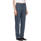 Stone Island Navy 3100001 Dense Cotton-TC Trousers