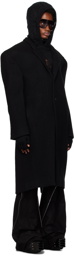 Rick Owens Black Tatlin Coat