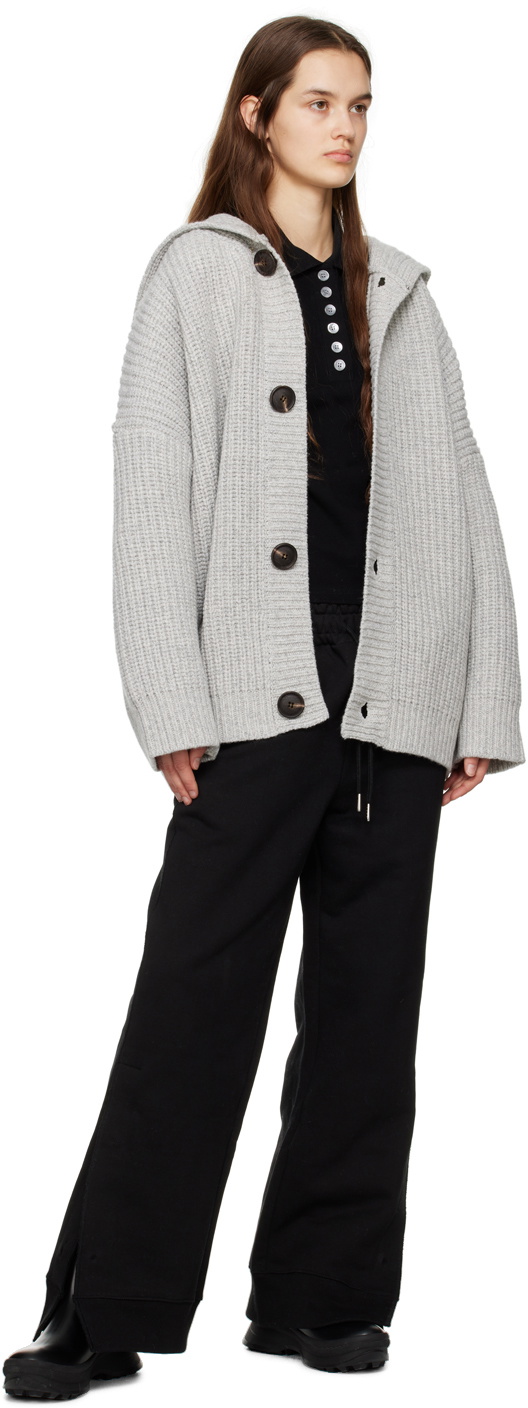 Trunk Project Gray Hooded Cardigan