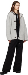 Trunk Project Gray Hooded Cardigan