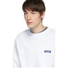 Affix White Embroidery Logo Sweatshirt
