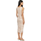 RESCHA SSENSE Exclusive Beige & White Dharee Lace Midi Dress