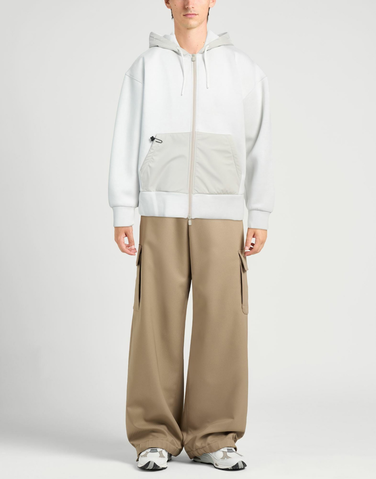 Lardini Mens Sweatshirt in Off white