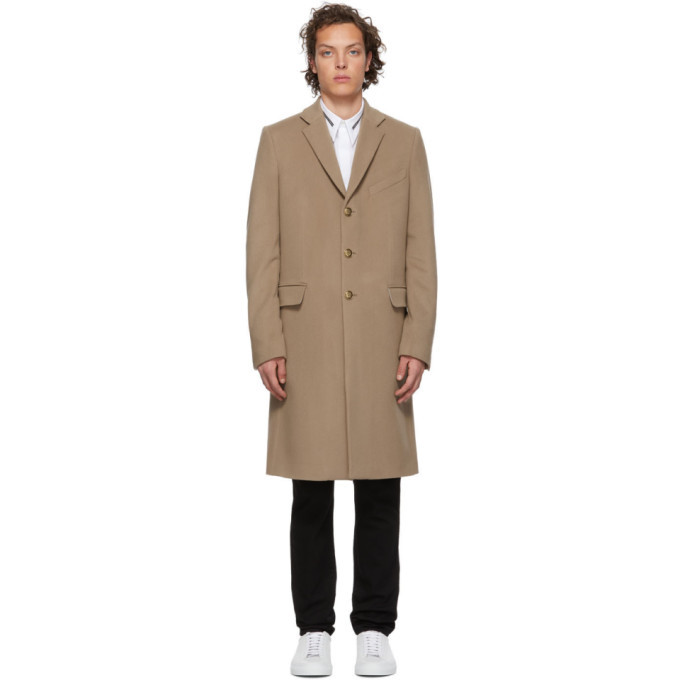 Photo: Givenchy Beige 3-Gold Buttons Trench Coat