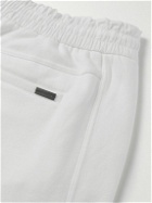 SAINT LAURENT - Wide-Leg Cotton-Jersey Sweatpants - White