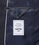 Dolce&Gabbana Pinstripe double-breasted wool-blend blazer