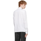 Ermenegildo Zegna White Cotton Long Sleeve Polo