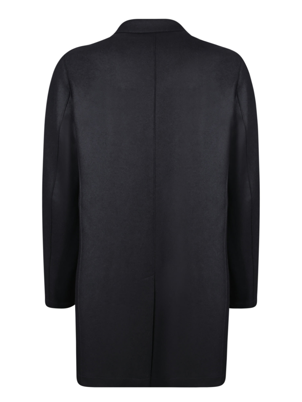 Harris Wharf London Boxy Cashmere Black Coat