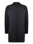 Harris Wharf London Boxy Cashmere Black Coat