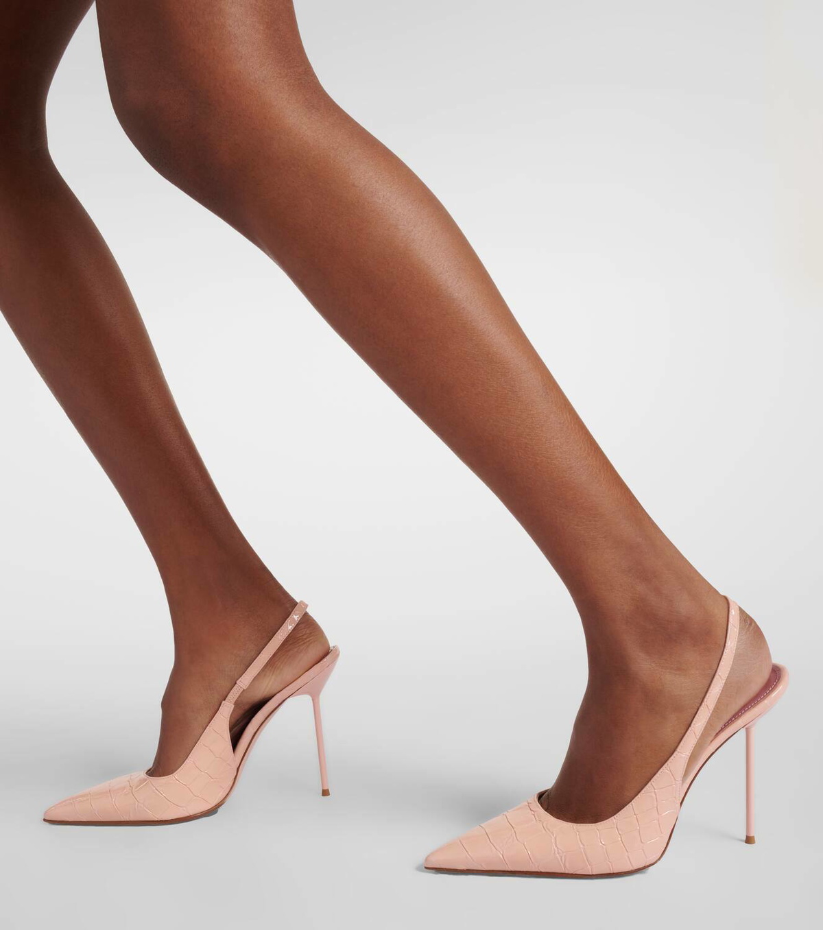 Paris Texas Lidia leather slingback pumps Paris Texas