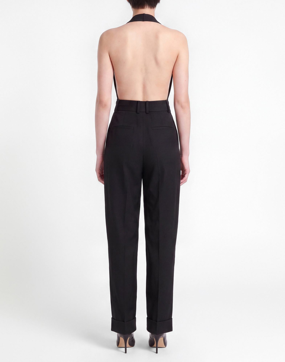 Alexandre Vauthier Womens Jumpsuit in Black