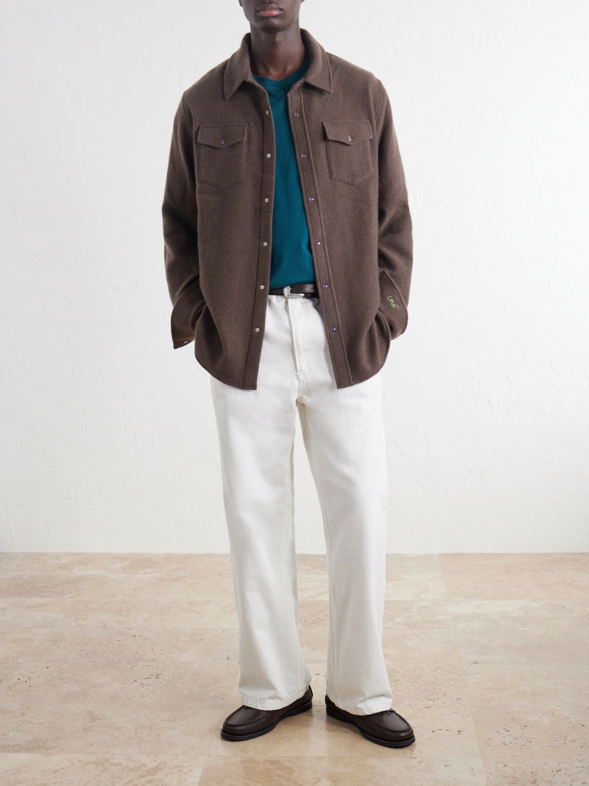 God's True Cashmere - Cashmere Shirt - Brown
