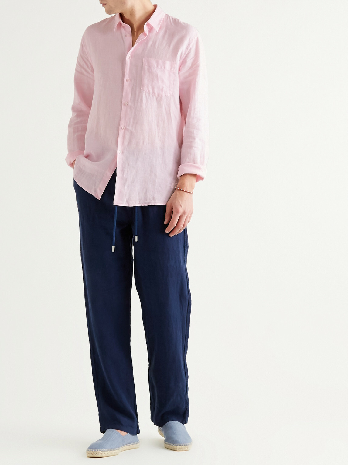 Vilebrequin - Caroubis Linen Shirt - Pink