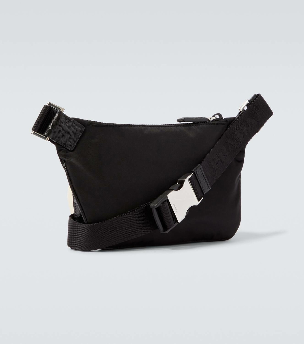 Prada Re-Nylon leather-trimmed belt bag Prada