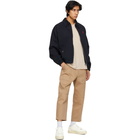 AMI Alexandre Mattiussi Beige Worker Fit Trousers