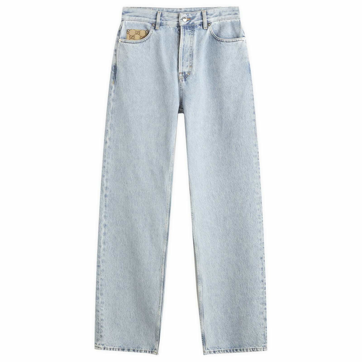 デニム・ジーパン GUCCI WIDE LEG DENIM COTTON JEANS GUCCI - Wide-leg Denim Cotton Jeans Gucci