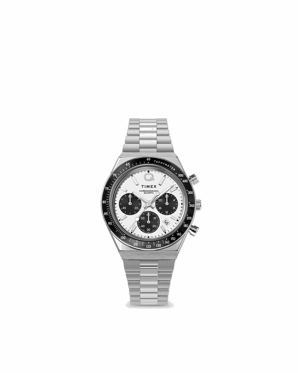 Photo: Timex Q Timex Chronograph White - Mens - Watches
