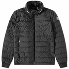 Moncler Men's Akio Logo Down Jacket in Black