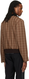 Wales Bonner Brown Axis Jacket