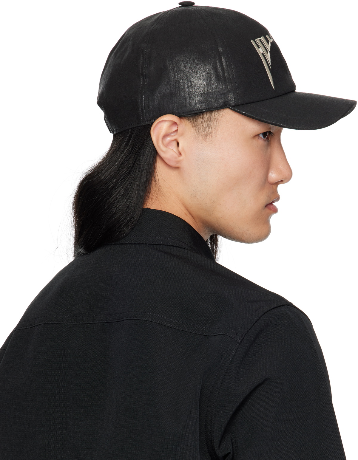 Rick Owens DRKSHDW Black 'Hollywood' Baseball Cap Rick Owens Drkshdw