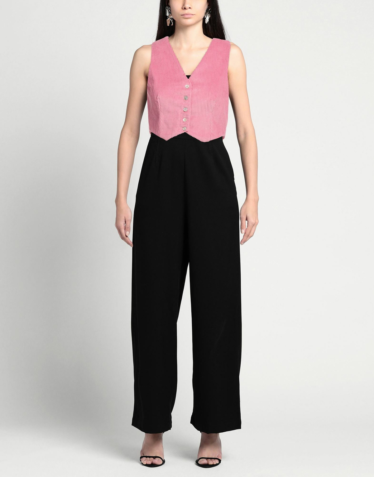 Donni. Womens Tailored Vest in Pink
