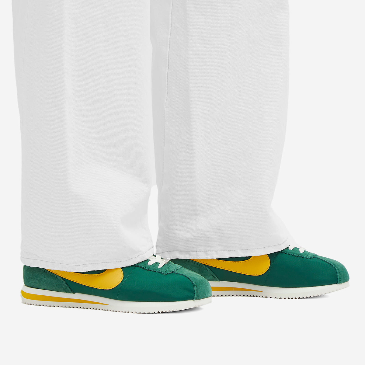 NIKE WMNS CORTEZ TXT Yellow Ochre ナイキ WMNS CORTEZ TXT - YELLOW OCHRE / GORGE GREEN