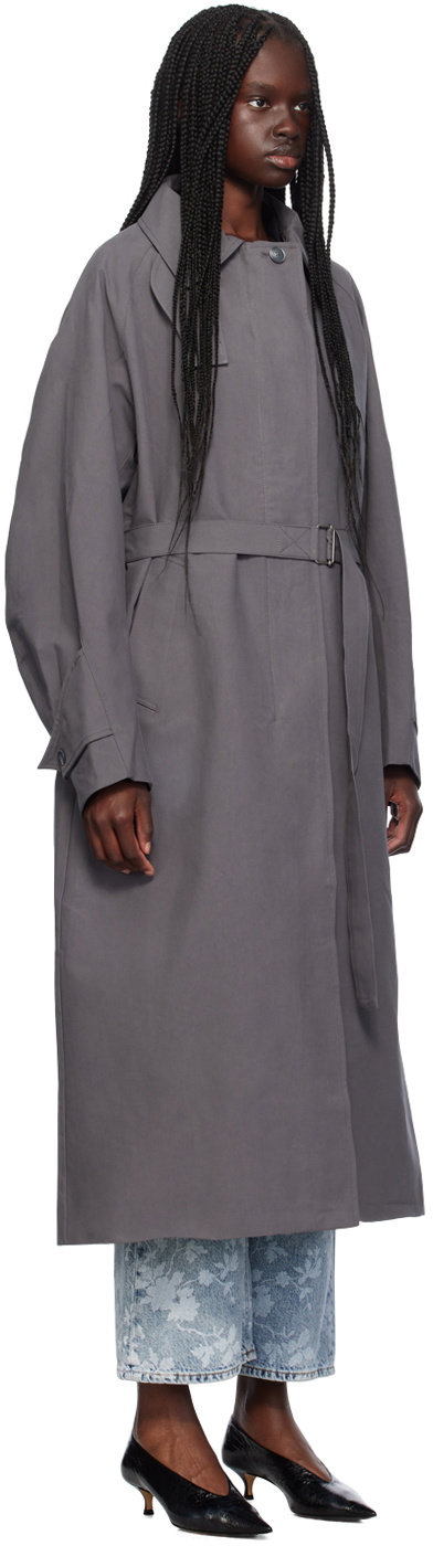 Holzweiler Gray Elsa Trench Coat Holzweiler